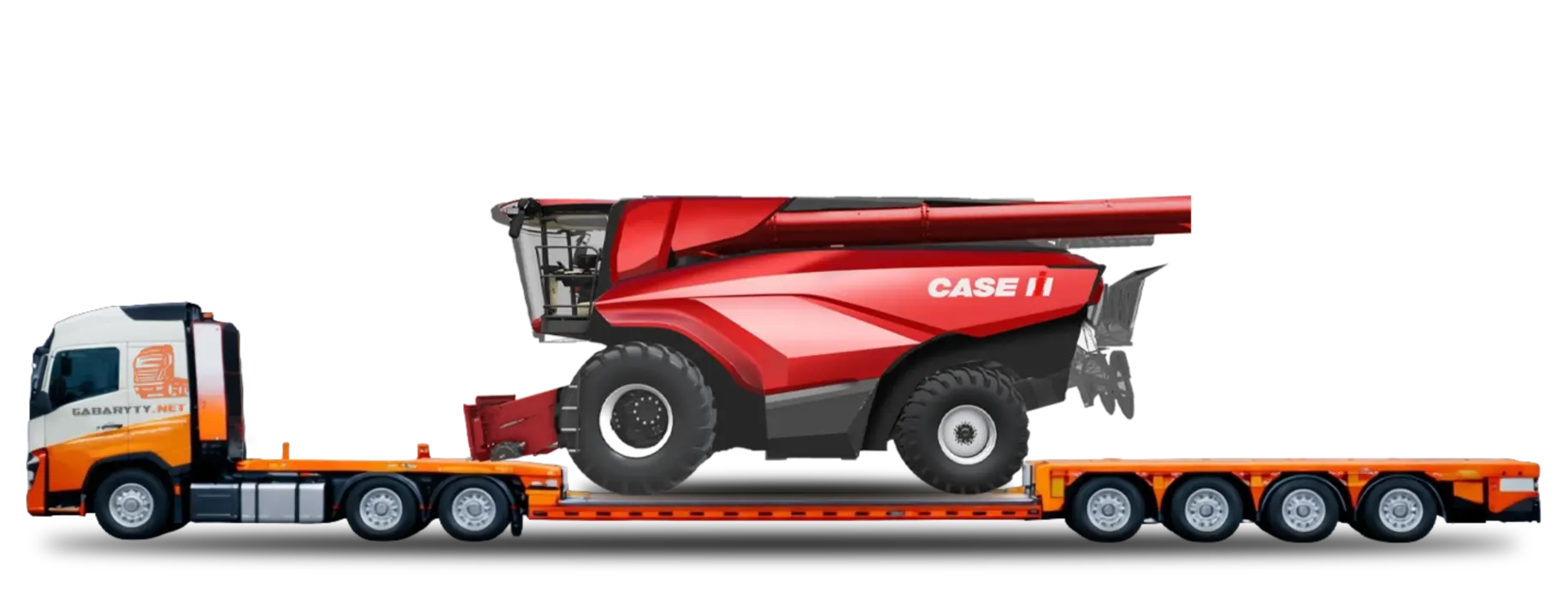 Transport kombajnu